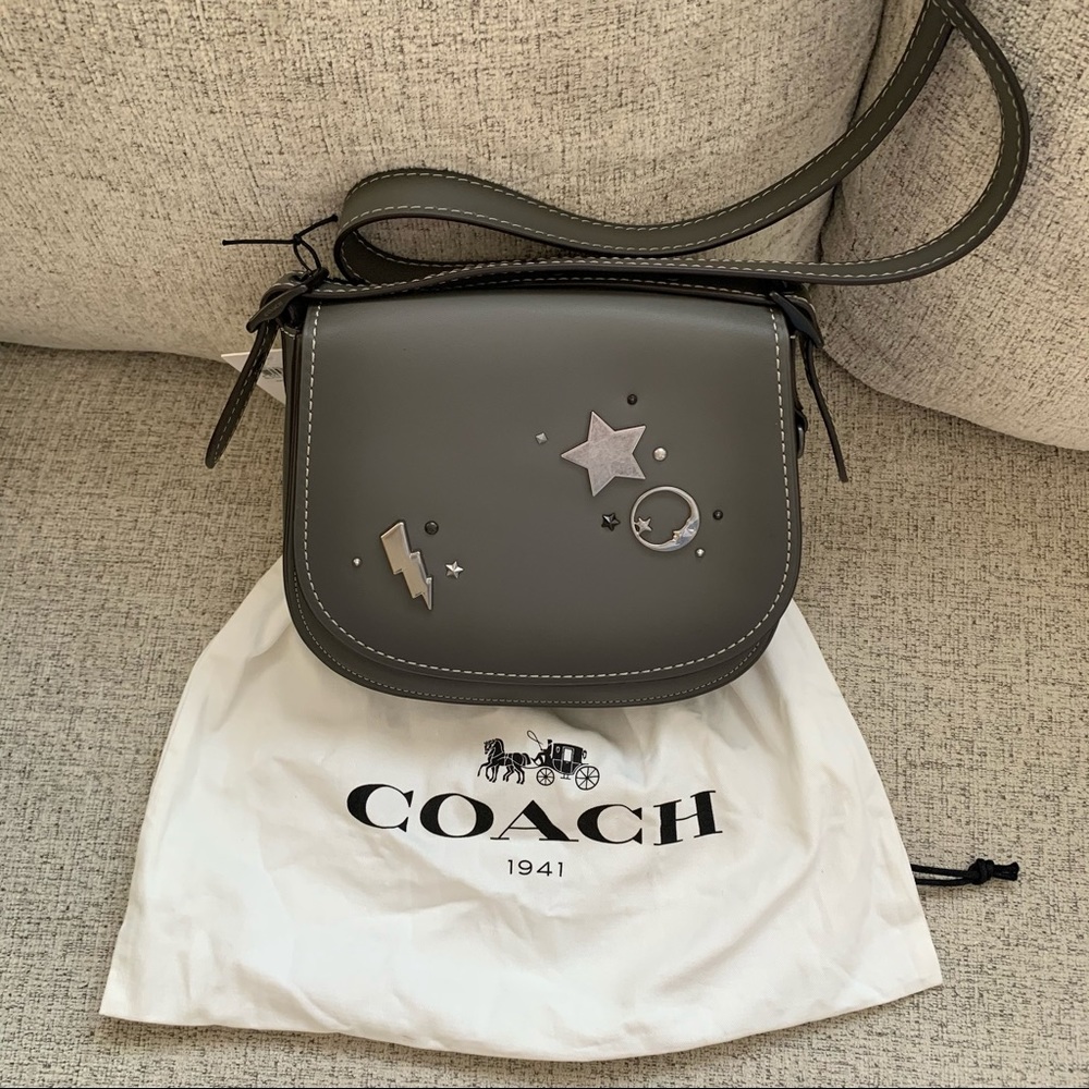 NWT Custom COACH Saddle Bag